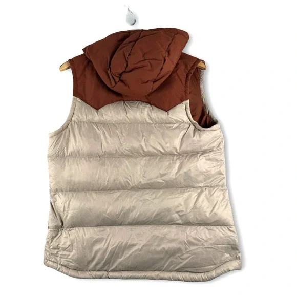 Patagonia Womens Bivy Hooded Puffer Vest Feather Down Jacket Sz M Medium - Picture 5 of 7